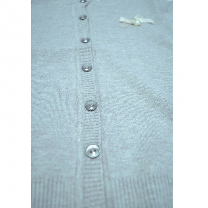 Cardigan cu maneca lunga pentru fete Happy House BL-295G-104, Gri [3]