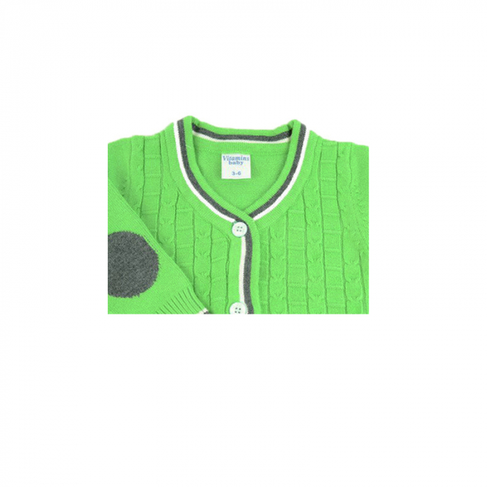 Cardigan cu maneca lunga pentru baieti Vitamins 4008V-74, Verde [2]