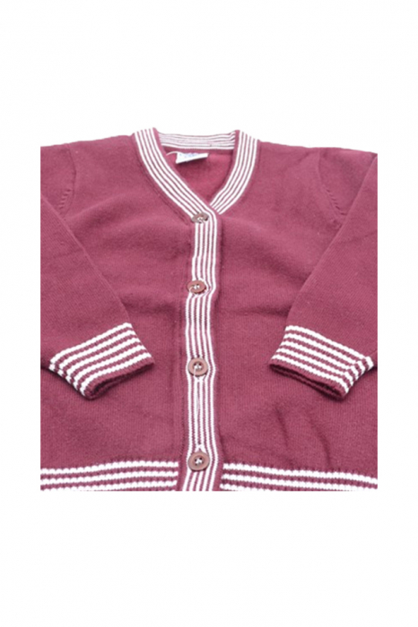 Cardigan cu maneca lunga pentru baieti Vitamins Baby PLV03V-80, Bordo [2]