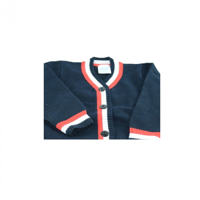 Cardigan cu maneca lunga pentru baieti Vitamins TR-001-80, Bleumarin [2]