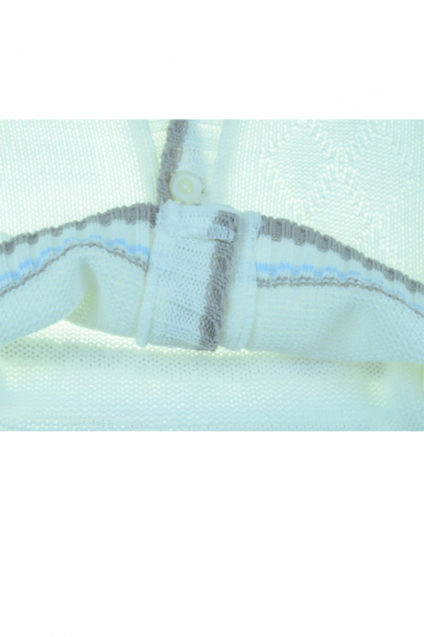 Cardigan cu maneca lunga pentru baieti Artex CFA3-80-cm, Alb [3]