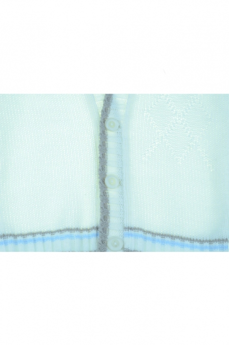Cardigan cu maneca lunga pentru baieti Artex CFA3-80-cm, Alb [2]