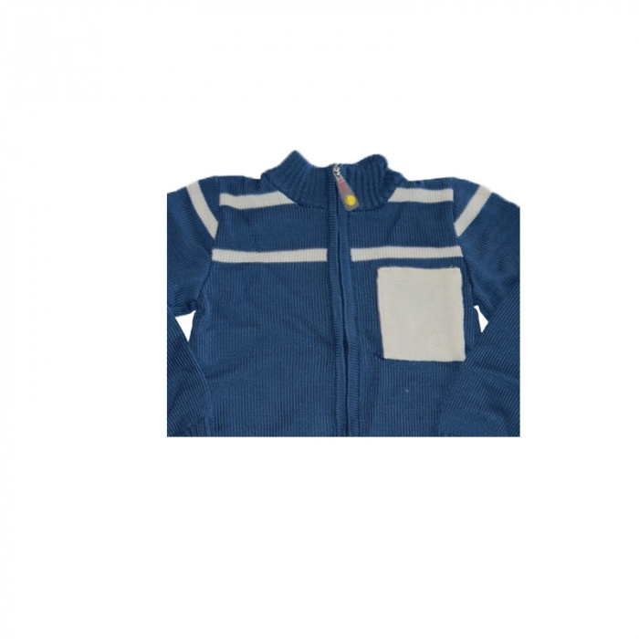 Cardigan cu maneca lunga pentru baieti Camiza CMZA2A-140, Albastru [2]