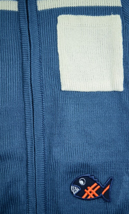 Cardigan cu maneca lunga pentru baieti Camiza CMZA2A-140, Albastru [2]