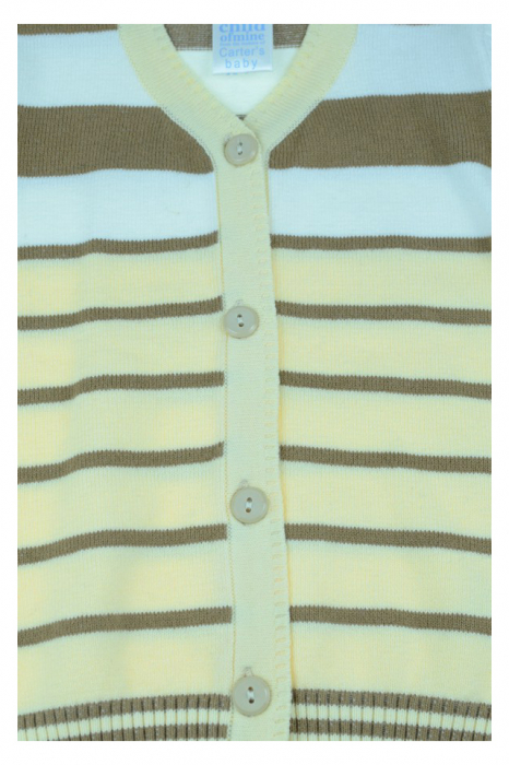 Cardigan cu maneca lunga pentru baieti Carter's Baby TR-003M-92-cm, Multicolor [2]