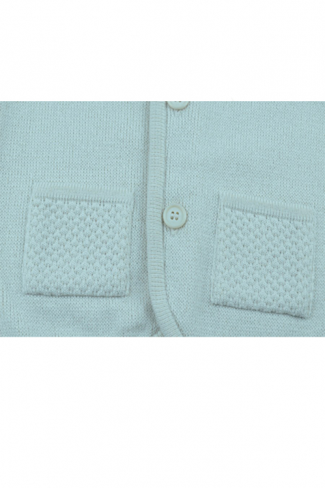 Cardigan cu maneca lunga pentru baieti Christopher Baby Club 5133B-80-cm, Bej [2]