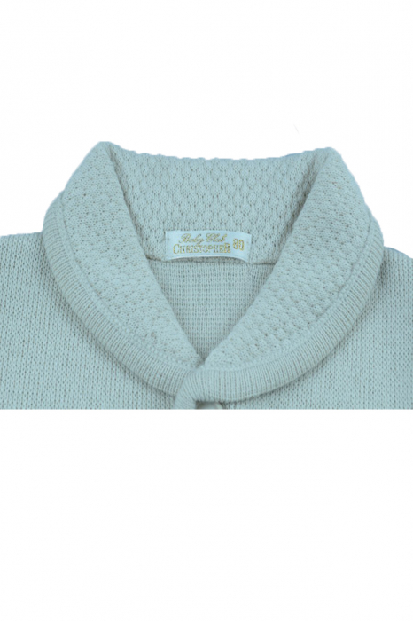 Cardigan cu maneca lunga pentru baieti Christopher Baby Club 5133B-80-cm, Bej [3]