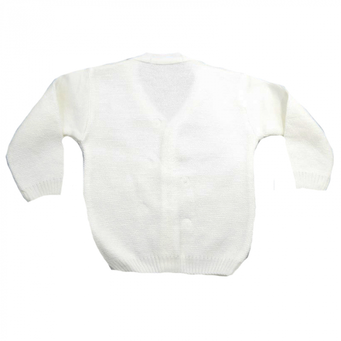 Cardigan cu maneca lunga pentru baieti Mini Junior 60-80C_62 cm, Crem [2]