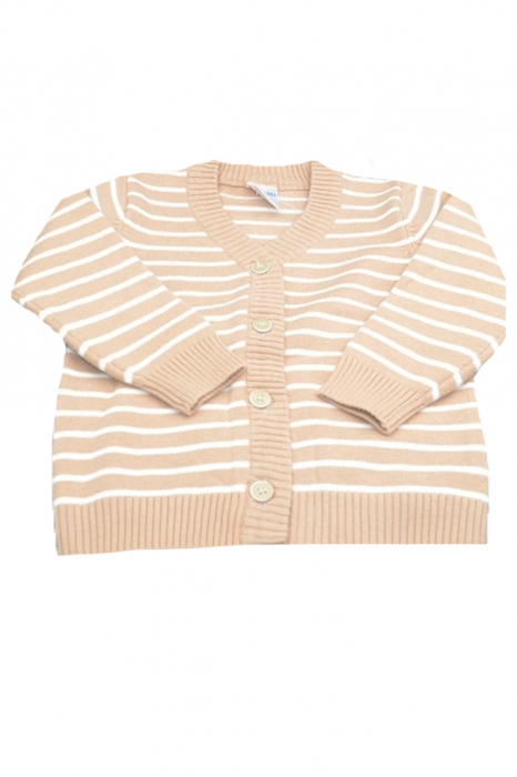 Cardigan cu maneca lunga pentru baieti Vitamins Baby PLV04-80, Bej [1]