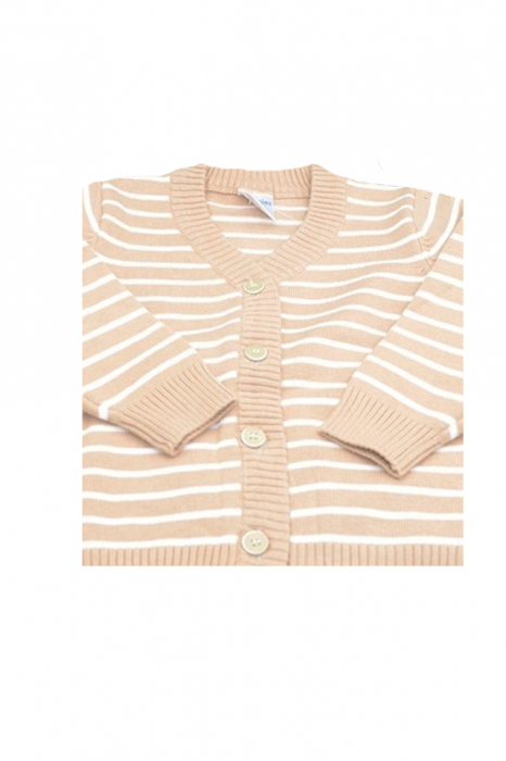 Cardigan cu maneca lunga pentru baieti Vitamins Baby PLV04-80, Bej [2]