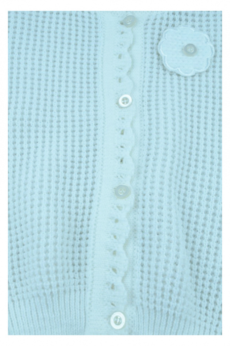 Cardigan cu maneca lunga pentru fete Camiza CFN04-92-cm, Alb [2]