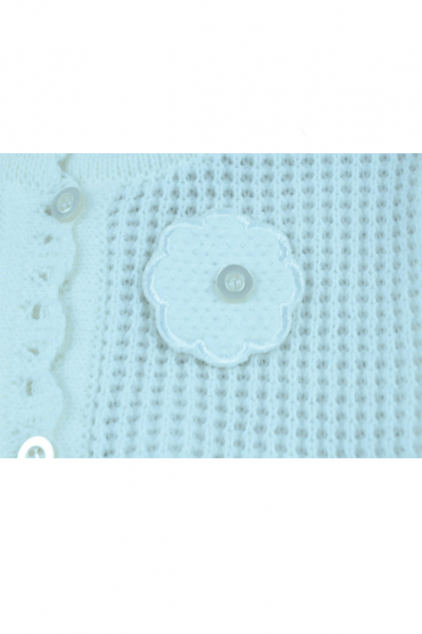 Cardigan cu maneca lunga pentru fete Camiza CFN04-92-cm, Alb [3]
