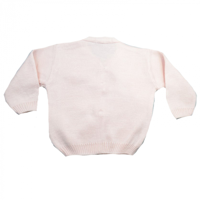 Cardigan cu maneca lunga pentru fete Mini Junior 60-80R_62 cm, Roz [2]
