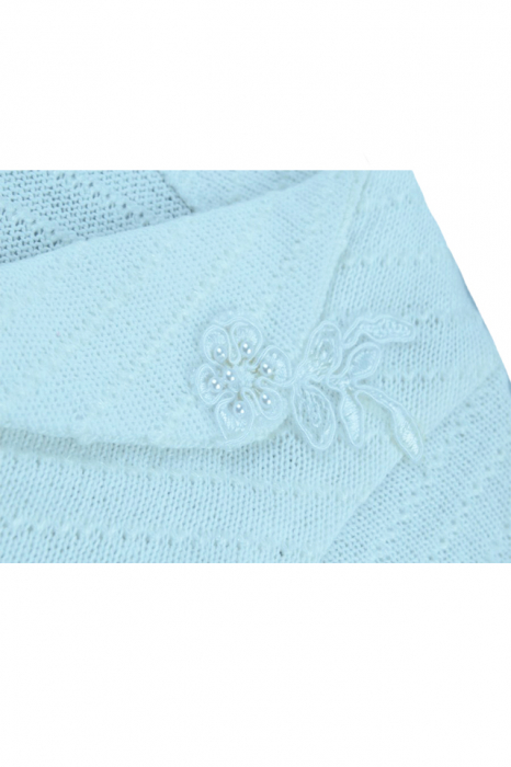 Cardigan cu maneca lunga pentru fete Mini Junior CFN05-68-cm, Alb [4]