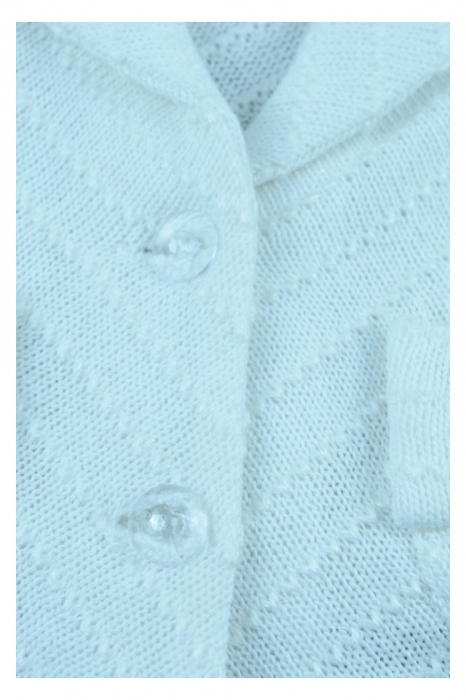 Cardigan cu maneca lunga pentru fete Mini Junior CFN05-68-cm, Alb [2]