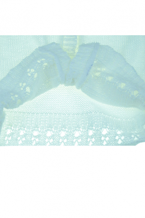 Cardigan cu maneca lunga pentru fete Mini Junior CFN10-74-cm, Alb [3]