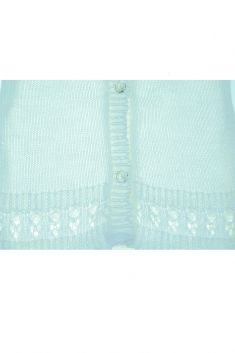 Cardigan cu maneca lunga pentru fete Mini Junior CFN10-74-cm, Alb [2]