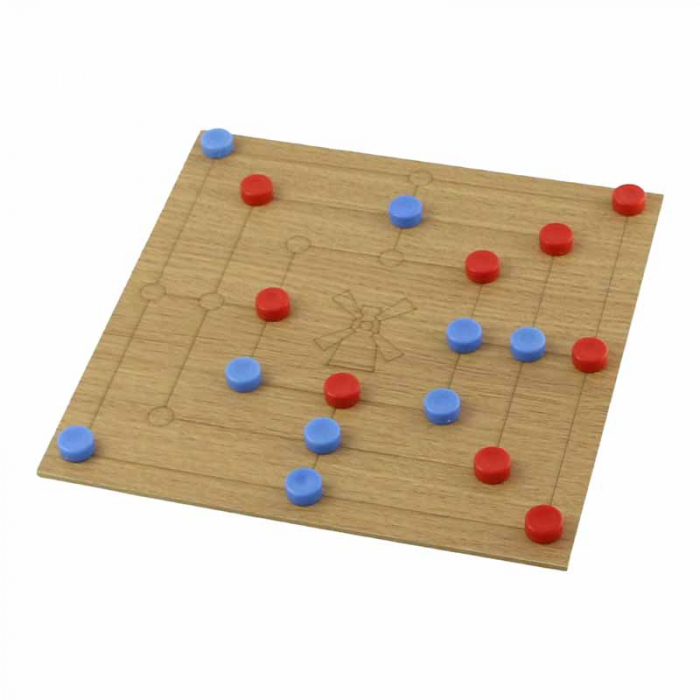 MoaraTintar din lemn interactiv pentru copii 3 ani + Mini Junior 929314, Maro [1]