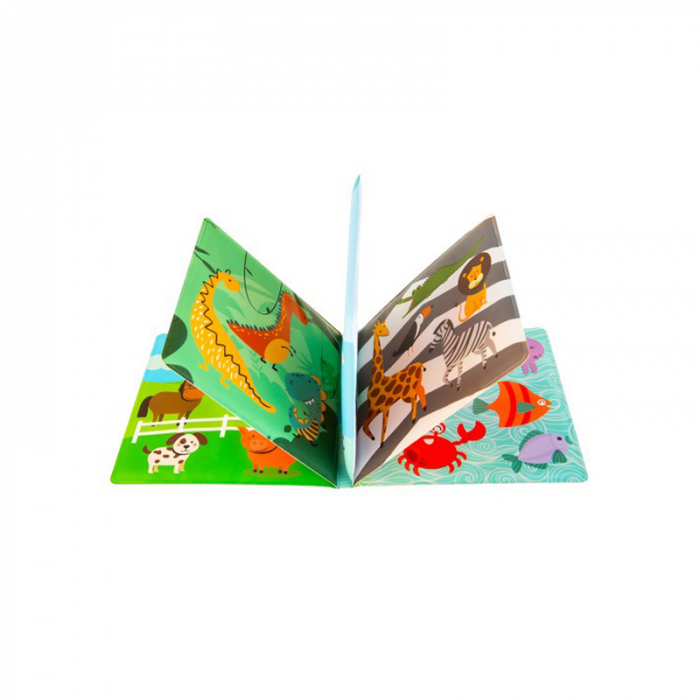 Carte educativa, de baie, Akuku First Steps A0477, Multicolor [3]