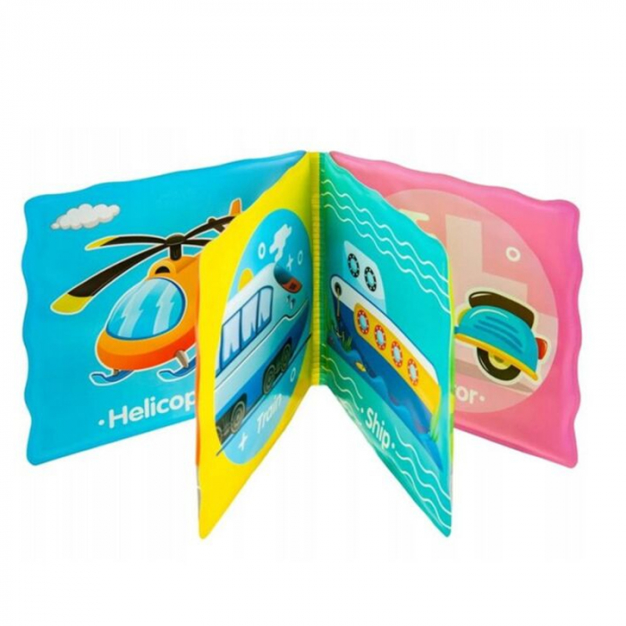Carte educativa pentru baie cu animale Bocioland 650120, Multicolor [2]
