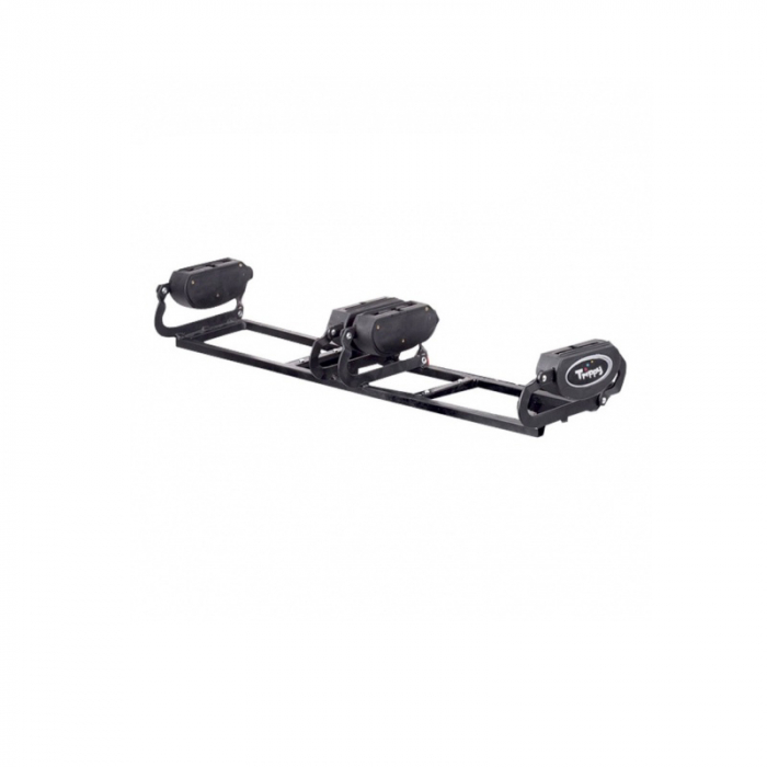 Carucior 3 in 1 pentru tripleti BabyActive Trippy TWN-02, Negru [5]