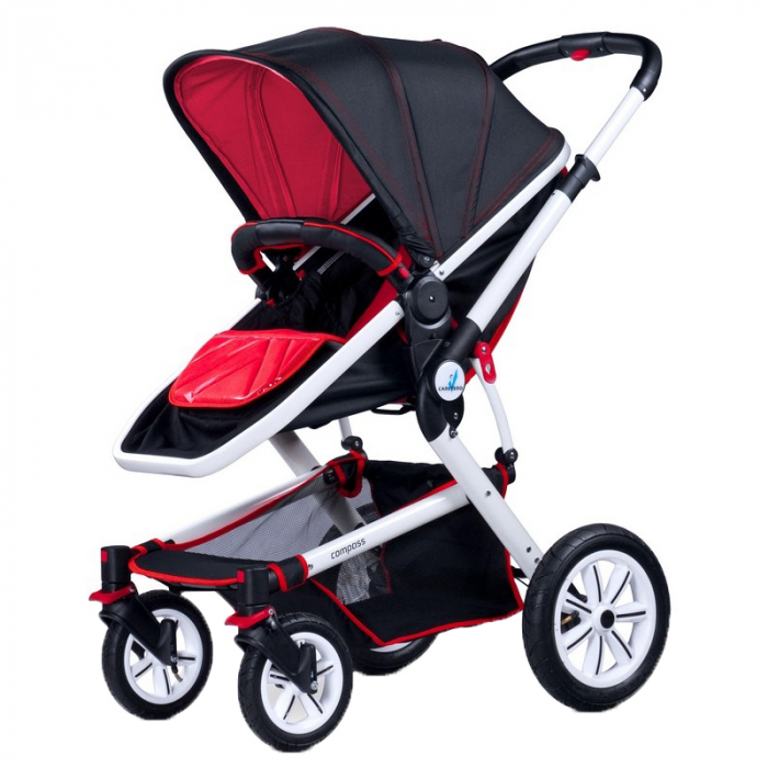 Carucior nou nascuti CARETERO Compass CSS2N, Negru [3]