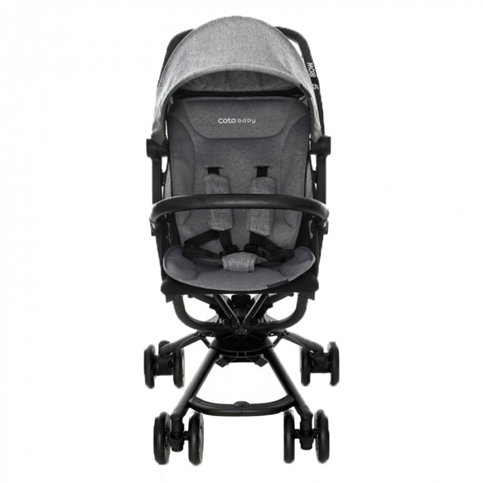 Carucior sport cu pliere compacta Coto Baby Sparrow CB452, Gri [3]