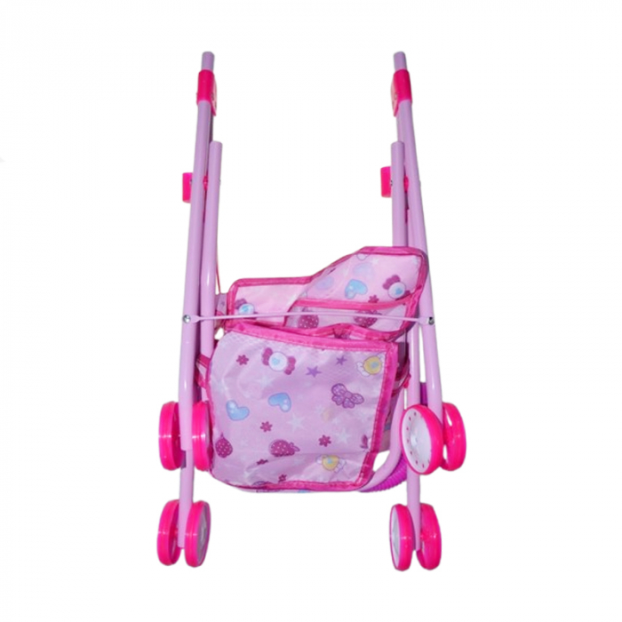 Carucior sport pentru papusi  Mini Junior CP1002, Roz [4]
