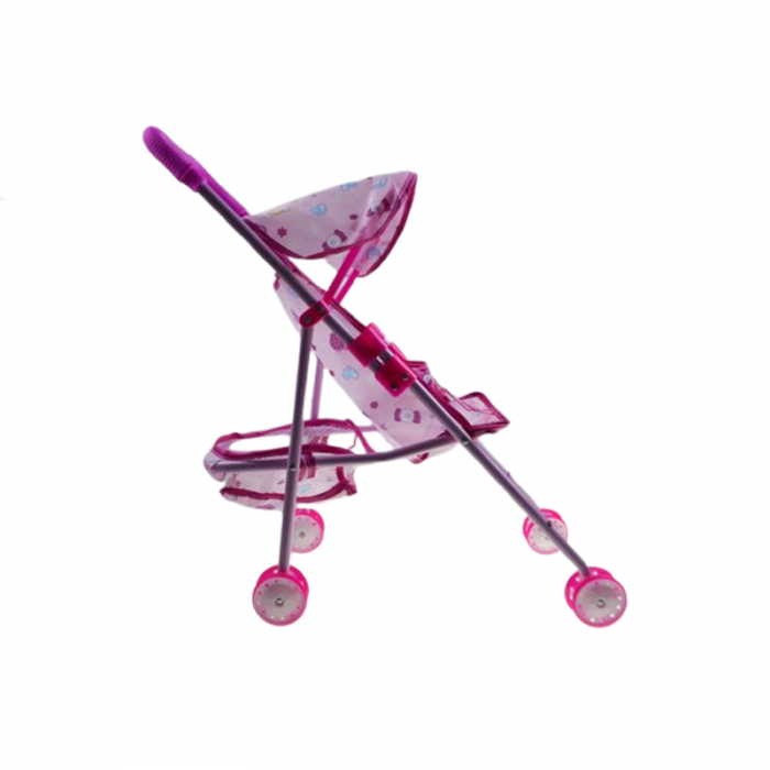 Carucior sport pentru papusi  Mini Junior CP1002, Roz [3]