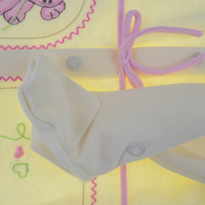 Salopeta cu maneca lunga pentru fete Koala Baby SPF12134, Crem [3]