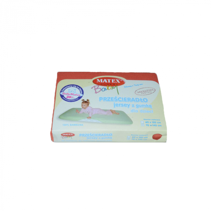 Cearceaf 140 x 70 cm cu elastic Baby Matex CTMJ1-A, Portocaliu [4]