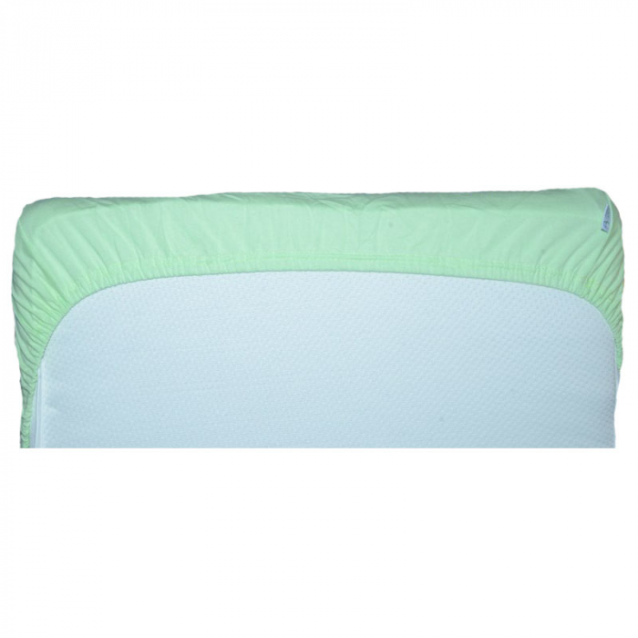 Ceraceaf cu elastic pentru saltea 60 x 120 cm Sensillo 526819, Verde [2]