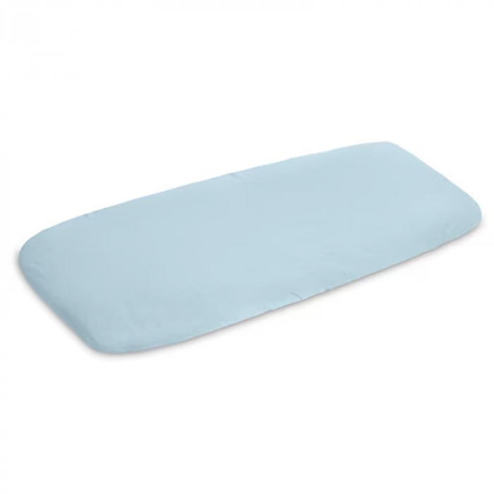 Cearceaf cu elastic din bambus pentru saltea 40 x 90 cm Sensillo 392530, Albastru [1]