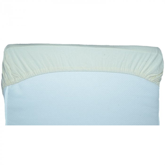 Cearceaf cu elastic pentru saltea 140 x 70 x 12 cm Ty i My 065-02C, Crem [4]