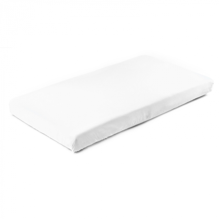 Cearceaf cu elastic din bumbac, pentru saltea, 160 x 80 cm, Sensillo, 398389, Alb [1]