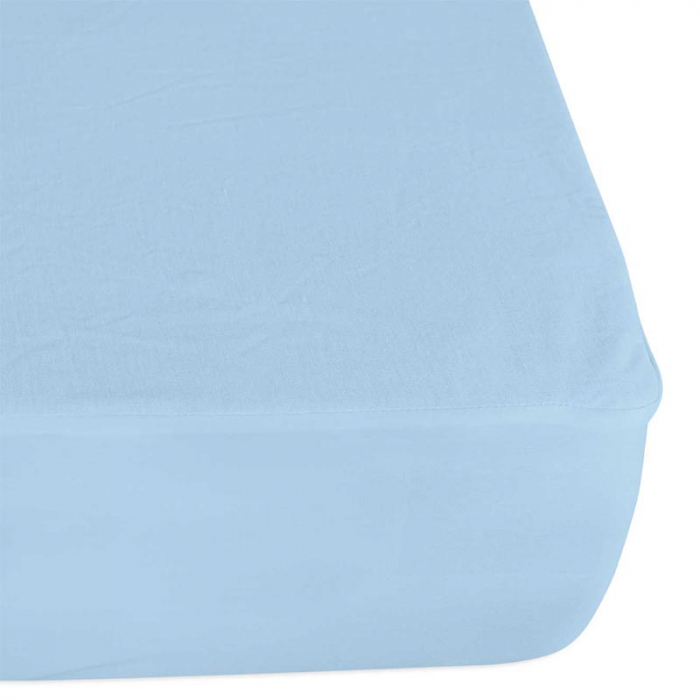 Cearceaf cu elastic pentru saltea 70 x 140 cm Darymex A018624, Albastru [3]