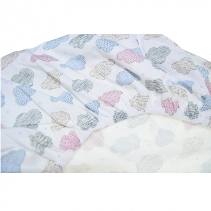 Cearceaf cu elastic pentru saltea 90 x 40 cm, Mini Junior CCFMJ-1, Multicolor [3]
