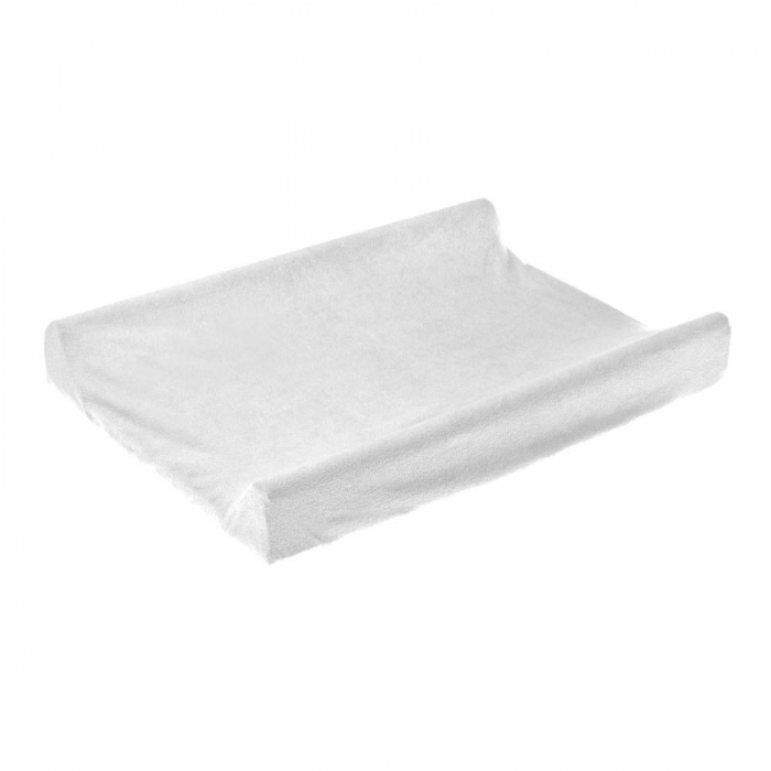 Cearceaf din frotir ,cu elastic pentru saltea de infasat 50 x 70 cm Sensillo 524716, Alb [1]