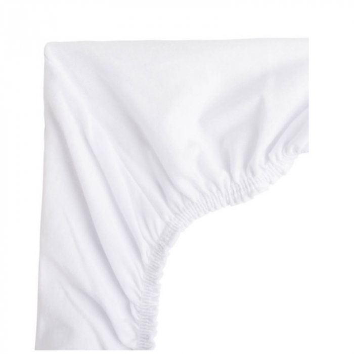 Cearceaf cu elastic pentru saltea de landou 50 x 70 cm Sensillo SILLO-1430, Alb [3]