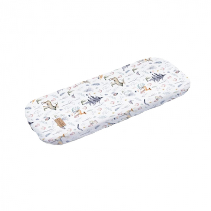 Cearceaf cu elastic pentru saltea de landou 35 x 80 cm Albero Mio 681119-1, Alb [1]