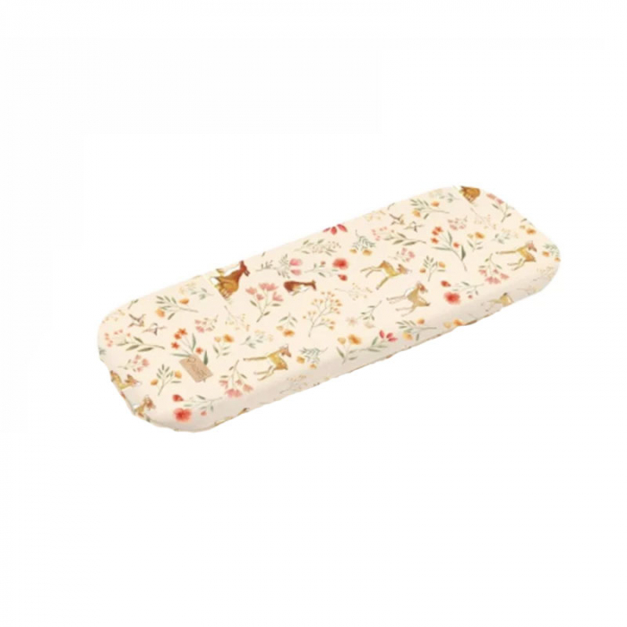 Cearceaf cu elastic pentru saltea de landou 35 x 80 cm Albero Mio 681126-1, Crem [1]