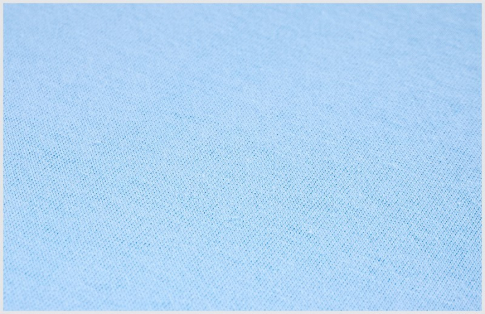 Cearceaf din bumbac, cu elastic pentru saltea 60 x 120 cm Sensillo 526802, Albastru [2]