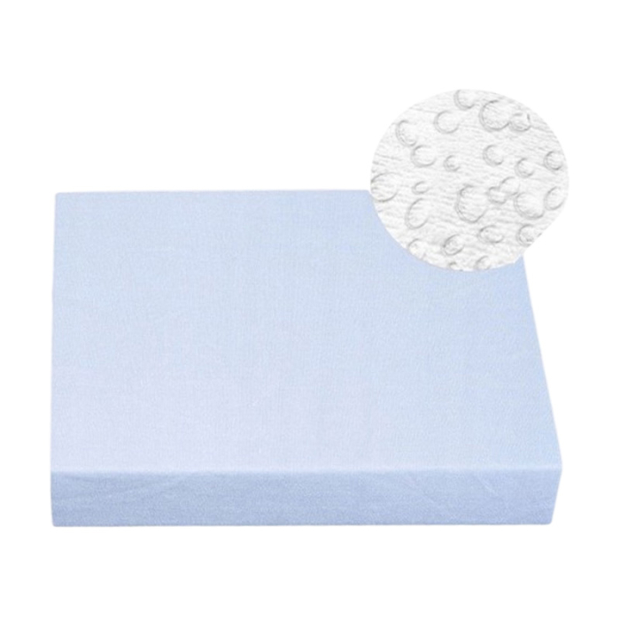 Cearceaf impermeabil cu elastic pentru saltea 60 x 120 cm DuetBaby 601155A, Albastru [2]