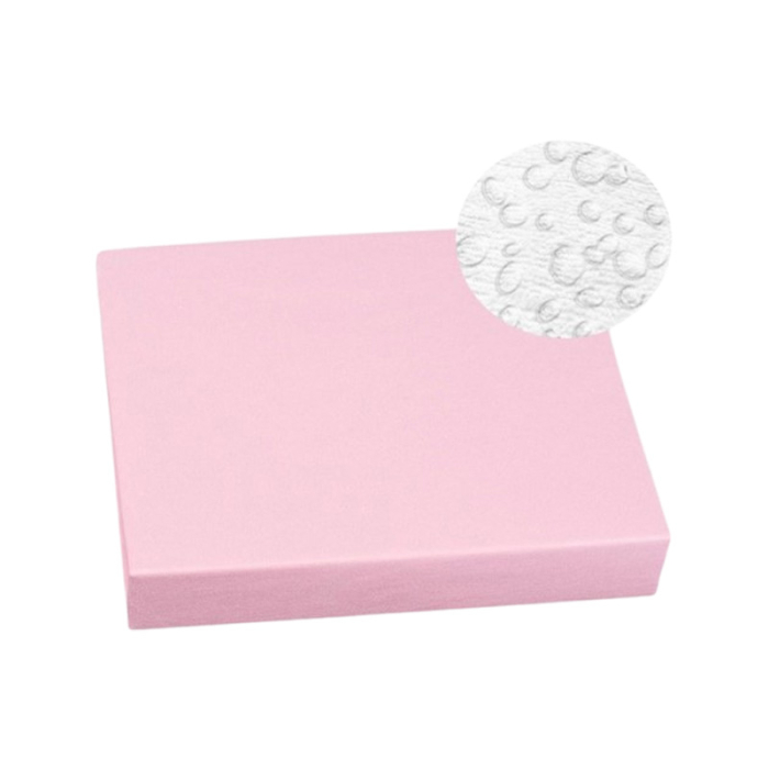 Cearceaf impermeabil cu elastic pentru saltea 60 x 120 cm DuetBaby 601155R, Roz [2]