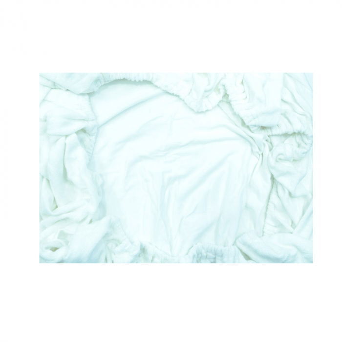 Ceraceaf impermeabil cu elastic pentru saltea 70 x 140 cm BabyMatex 01-833, Alb [2]