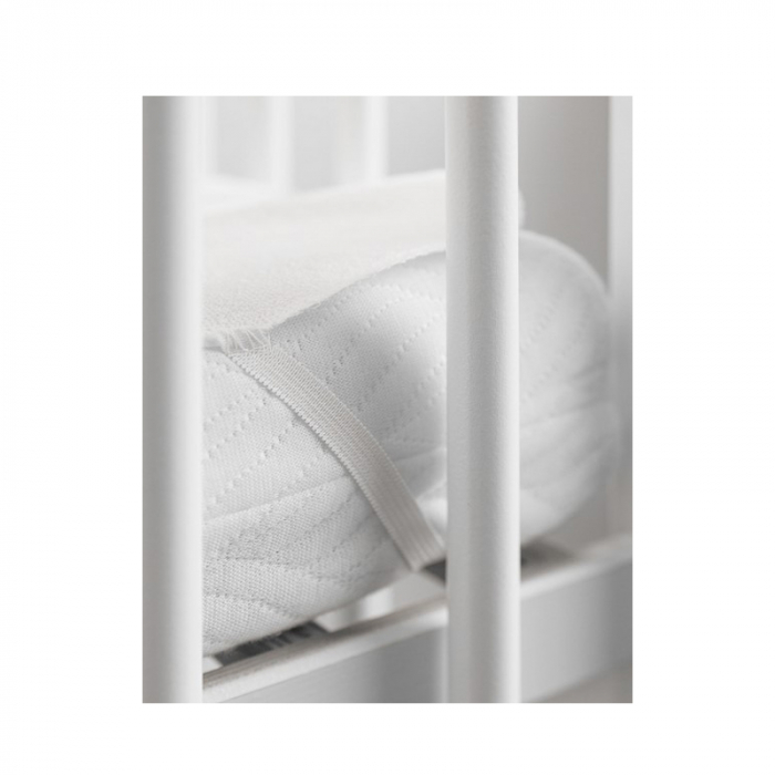 Protectie impermeabil pentru saltea, din frotir, cu elastic pentru saltea 160 x 80 cm, Sensillo 398426, Alb [4]