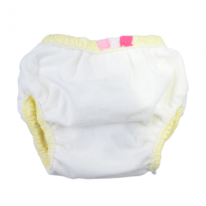 Chiloti de trecere la olita pentru fete Mini Junior POS-10, Galben [3]