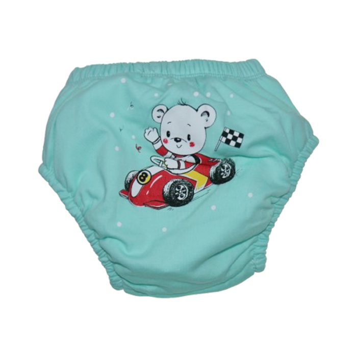 Chiloti de trecere la olita refolosibili pentru baieti Mini Junior CHREMJ-31, Turcoaz [1]