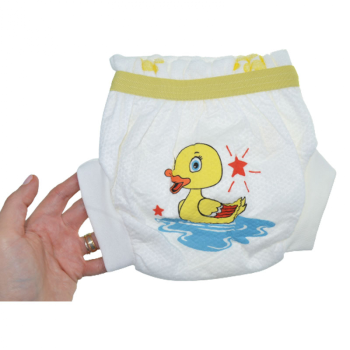 Chiloti de trecere la olita refolosibili pentru fete Mini Junior POS38, Galben [7]