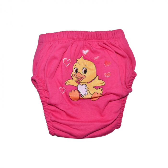 Chiloti de trecere la olita refolosibili pentru fete Mini Junior CHREMJ-15, Fucsia [1]